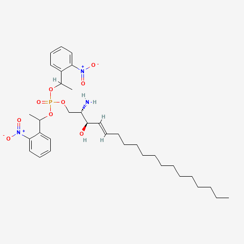 CAGED D-ERYTHRO-SPHINGOSINE-1-PHOSPHATE (CAS: 207516-11-8) - Chemical Structure and Molecular Formula 