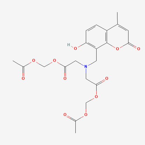 CALCEIN BLUE,AM (CAS: 168482-84-6) - Chemical Structure and Molecular Formula 