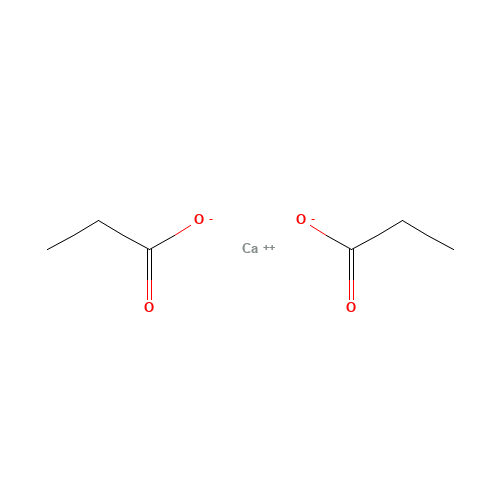 Calcium dipropionate (CAS: 4075-81-4) - Chemical Structure and Molecular Formula 