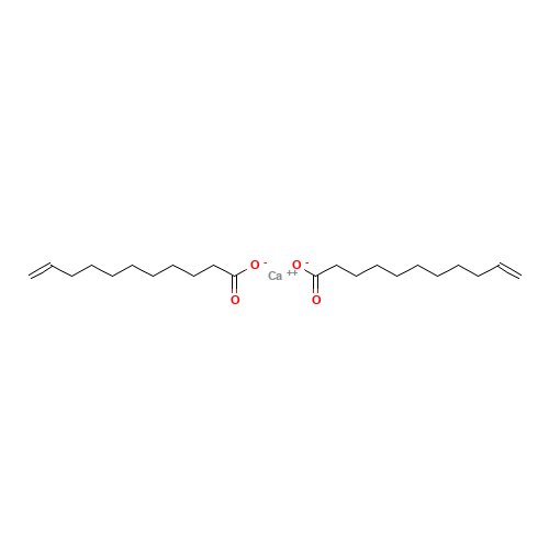 CALCIUM UNDECYLENATE (CAS: 1322-14-1) - Chemical Structure and Molecular Formula 