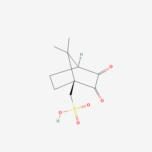 CAMPHORQUINONE-10-SULFONIC ACID,HYDRATE (CAS: 73413-79-3) - Chemical Structure and Molecular Formula 