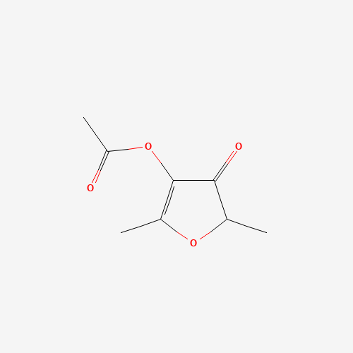 Furaneol acetate (CAS: 4166-20-5) - Chemical Structure and Molecular Formula 