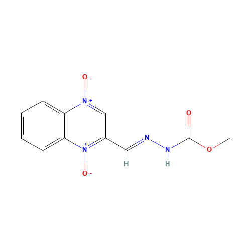 Carbadox (CAS: 6804-07-5) - Chemical Structure and Molecular Formula 