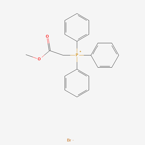 (Carbomethoxymethyl)triphenylphosphonium bromide (CAS: 1779-58-4) - Chemical Structure and Molecular Formula 