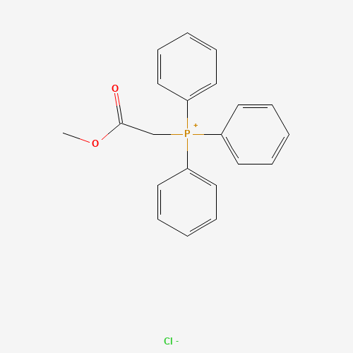 CARBOMETHOXYMETHYL TRIPHENYLPHOSPHONIUM CHLORIDE (CAS: 2181-97-7) - Chemical Structure and Molecular Formula 