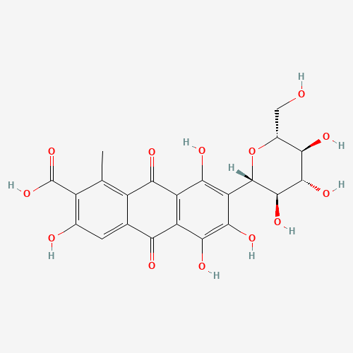 CARMINE (CAS: 1260-17-9) - Chemical Structure and Molecular Formula 