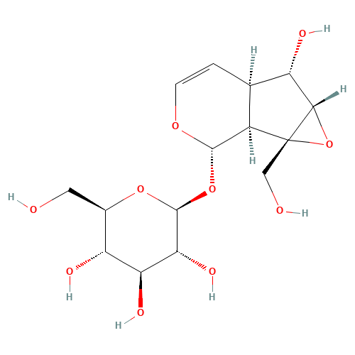 Catalpol (CAS: 2415-24-9) - Chemical Structure and Molecular Formula 