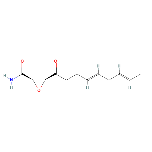 CERULENIN (CAS: 17397-89-6) - Chemical Structure and Molecular Formula 