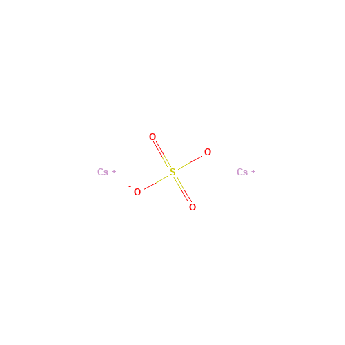Cesium sulfate (CAS: 10294-54-9) - Chemical Structure and Molecular Formula 