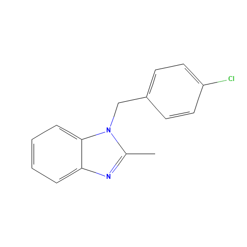 Chlormidazole (CAS: 3689-76-7) - Chemical Structure and Molecular Formula 