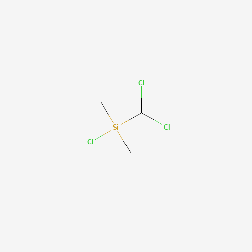 (DICHLOROMETHYL)DIMETHYLCHLOROSILANE (CAS: 18171-59-0) - Chemical Structure and Molecular Formula 