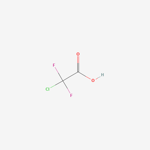 Chlorodifluoroacetic acid (CAS: 76-04-0) - Chemical Structure and Molecular Formula 