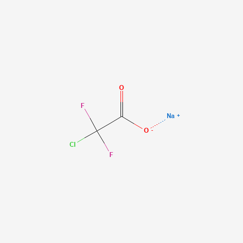 Sodium chlorodifluoroacetate (CAS: 1895-39-2) - Chemical Structure and Molecular Formula 