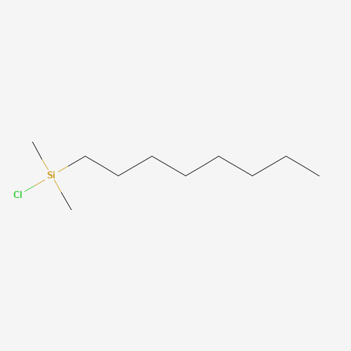 CHLORODIMETHYLOCTYLSILANE (CAS: 18162-84-0) - Chemical Structure and Molecular Formula 
