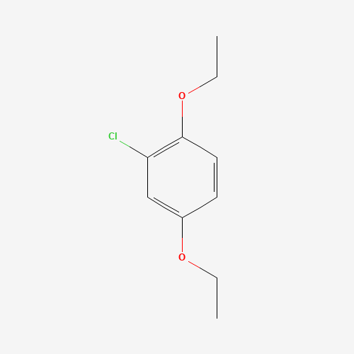 1-CHLORO-2,5-DIETHOXYBENZENE (CAS: 52196-74-4) - Chemical Structure and Molecular Formula 