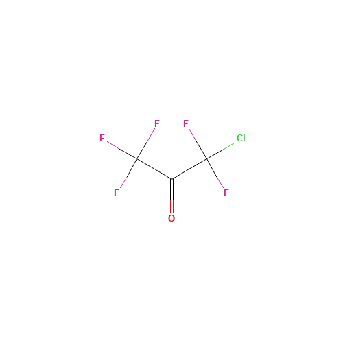 CHLOROPENTAFLUOROACETONE (CAS: 79-53-8) - Chemical Structure and Molecular Formula 