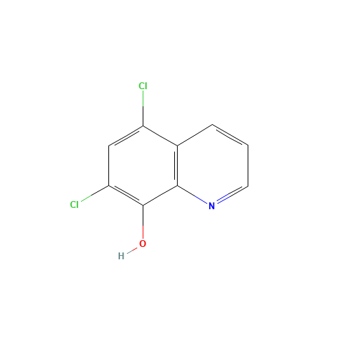 5,7-Dichloro-8-hydroxyquinoline (CAS: 773-76-2) - Chemical Structure and Molecular Formula 
