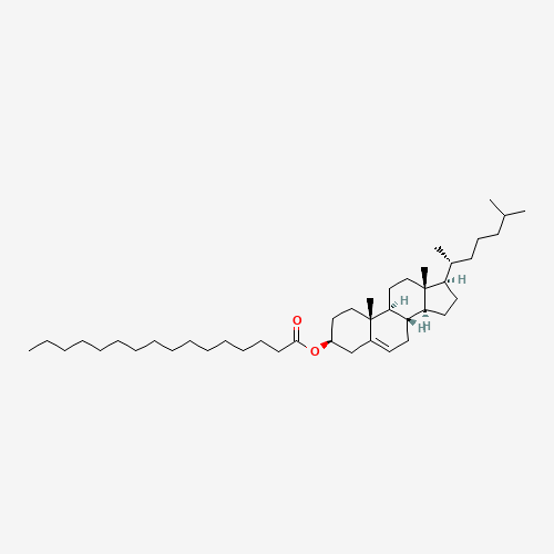 Cholesteryl palmitate (CAS: 601-34-3) - Chemical Structure and Molecular Formula 