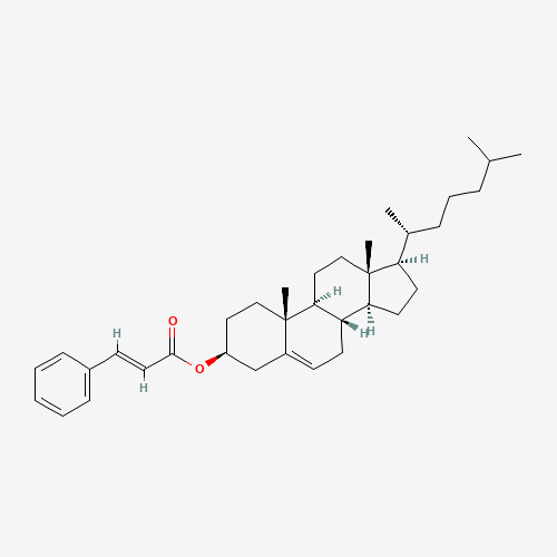 Cholesteryl cinnamate (CAS: 1990-11-0) - Chemical Structure and Molecular Formula 
