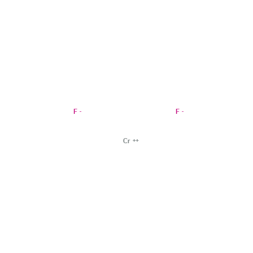 Chromium difluoride (CAS: 10049-10-2) - Chemical Structure and Molecular Formula 