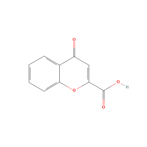 4-Oxo-4H-1-benzopyran-2-carboxylic acid (CAS: 4940-39-0) - Chemical Structure and Molecular Formula 