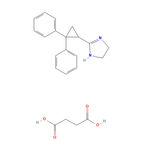 Cibenzoline succinate (CAS: 100678-32-8) - Chemical Structure and Molecular Formula 