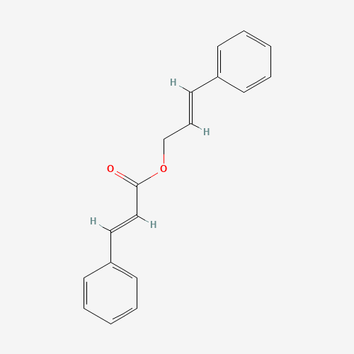 Cinnamyl cinnamate (CAS: 122-69-0) - Chemical Structure and Molecular Formula 