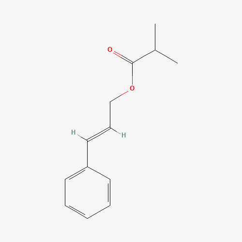 CINNAMYL ISOBUTYRATE (CAS: 103-59-3) - Chemical Structure and Molecular Formula 