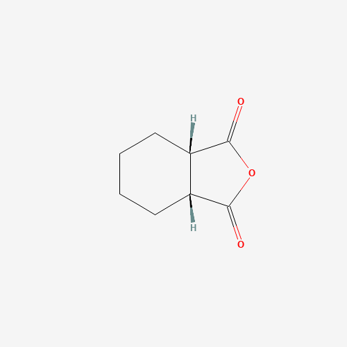 CIS-1,2-CYCLOHEXANEDICARBOXYLIC ANHYDRIDE (CAS: 13149-00-3) - Chemical Structure and Molecular Formula 