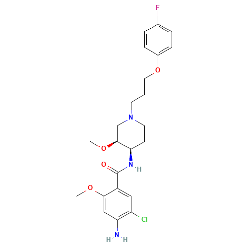 Cisapride (CAS: 81098-60-4) - Chemical Structure and Molecular Formula 