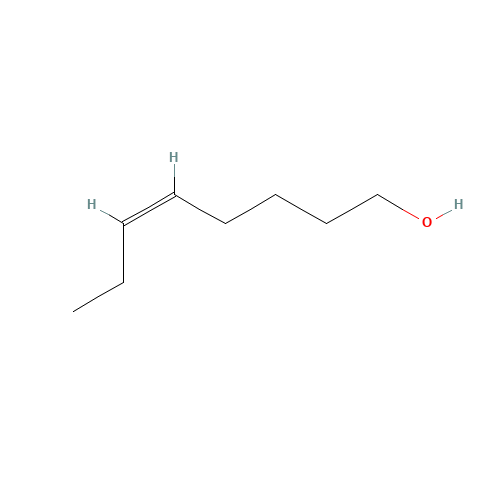 CIS-5-OCTEN-1-OL (CAS: 64275-73-6) - Chemical Structure and Molecular Formula 