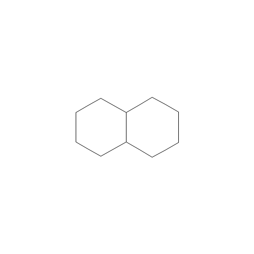 CIS-DECAHYDRONAPHTHALENE (CAS: 493-01-6) - Chemical Structure and Molecular Formula 