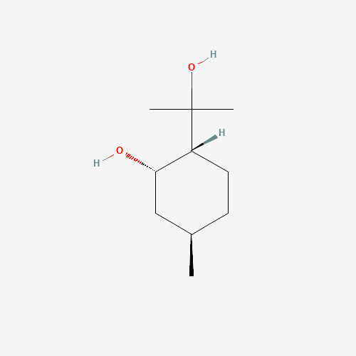 CIS-P-MENTHANE-3,8-DIOL (CAS: 3564-95-2) - Chemical Structure and Molecular Formula 