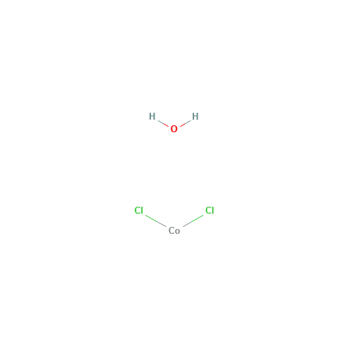 COBALT(II) CHLORIDE HYDRATE (CAS: 69098-14-2) - Chemical Structure and Molecular Formula 