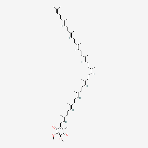 2,3-Dimethoxy-5-methyl-p-benzoquinone (CAS: 3303-98-0) - Chemical Structure and Molecular Formula 