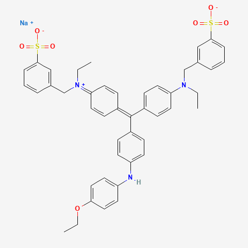 Acid Blue 83 (CAS: 6104-59-2) - Chemical Structure and Molecular Formula 