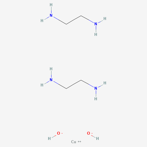 CUPRIETHYLENEDIAMINE (CAS: 14552-35-3) - Chemical Structure and Molecular Formula 
