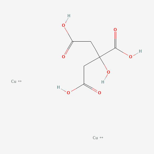 Copper citrate (CAS: 866-82-0) - Chemical Structure and Molecular Formula 