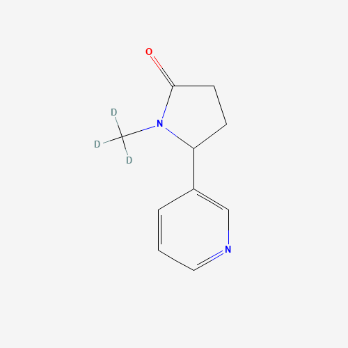 (+/-)-COTININE-D3 (CAS: 66269-66-7) - Chemical Structure and Molecular Formula 