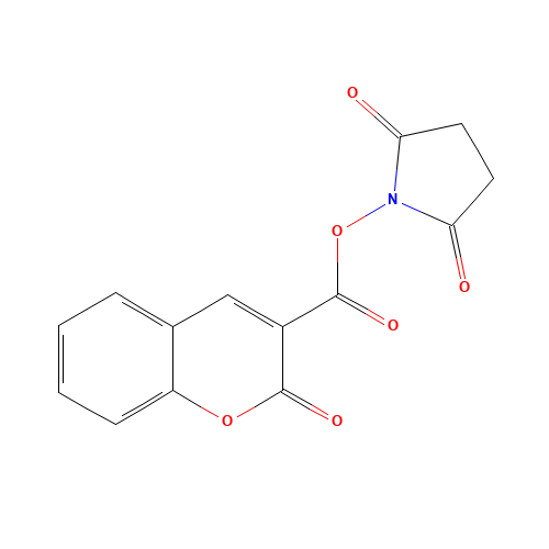 (2,5-Dioxopyrrolidin-1-yl) 2-oxochromene-3-carboxylate (CAS: 148627-84-3) - Related Chemical Product