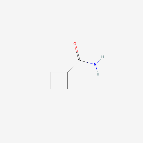 CYCLOBUTANECARBOXAMIDE (CAS: 1503-98-6) - Chemical Structure and Molecular Formula 