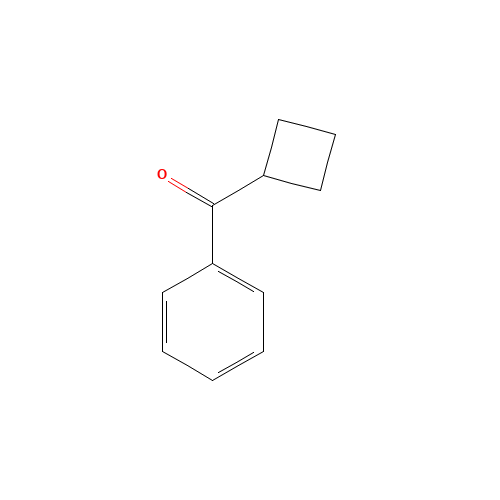 CYCLOBUTYL PHENYL KETONE (CAS: 5407-98-7) - Chemical Structure and Molecular Formula 
