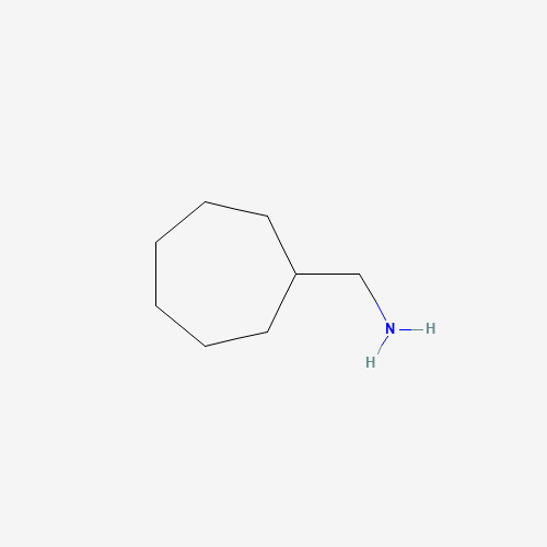 CYCLOHEPTANEMETHYLAMINE (CAS: 4448-77-5) - Chemical Structure and Molecular Formula 