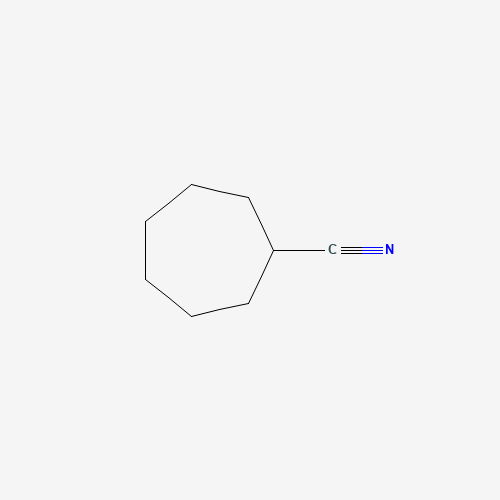 CYCLOHEPTYL CYANIDE (CAS: 32730-85-1) - Chemical Structure and Molecular Formula 