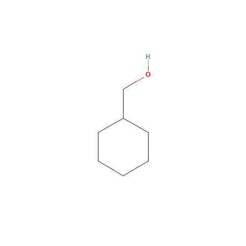 Cyclohexanemethanol (CAS: 100-49-2) - Chemical Structure and Molecular Formula 