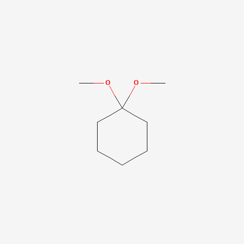 1,1-DIMETHOXYCYCLOHEXANE (CAS: 933-40-4) - Chemical Structure and Molecular Formula 