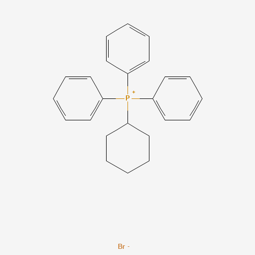CYCLOHEXYLTRIPHENYLPHOSPHONIUM BROMIDE (CAS: 7333-51-9) - Chemical Structure and Molecular Formula 