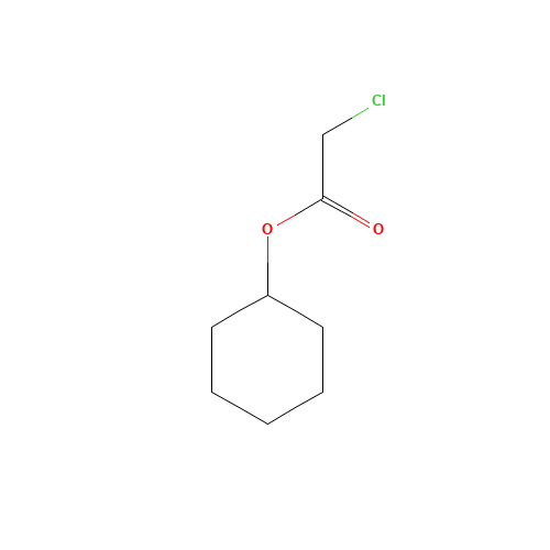 CYCLOHEXYL 2-CHLOROACETATE (CAS: 6975-91-3) - Chemical Structure and Molecular Formula 