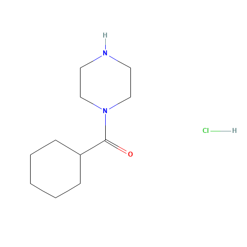 CYCLOHEXYL(PIPERAZINO)METHANONE HYDROCHLORIDE (CAS: 81486-91-1) - Related Chemical Product