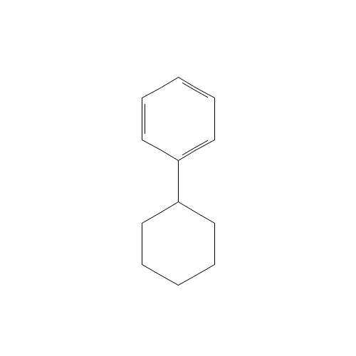 Cyclohexylbenzene (CAS: 827-52-1) - Chemical Structure and Molecular Formula 